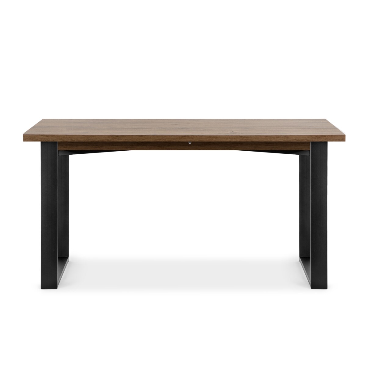 KONSIMO CETO Rozkładany stół w industrialnym stylu matowy brązowy