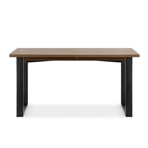 KONSIMO CETO Rozkładany stół w industrialnym stylu matowy brązowy