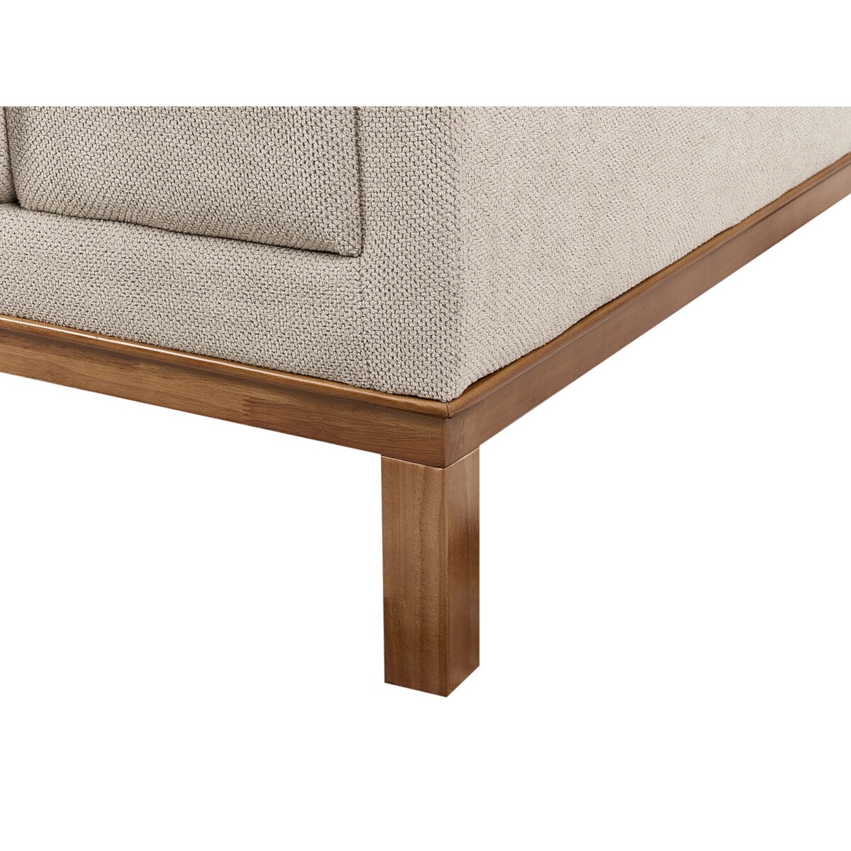 Sofa 4-osobowa beżowoszara VENG