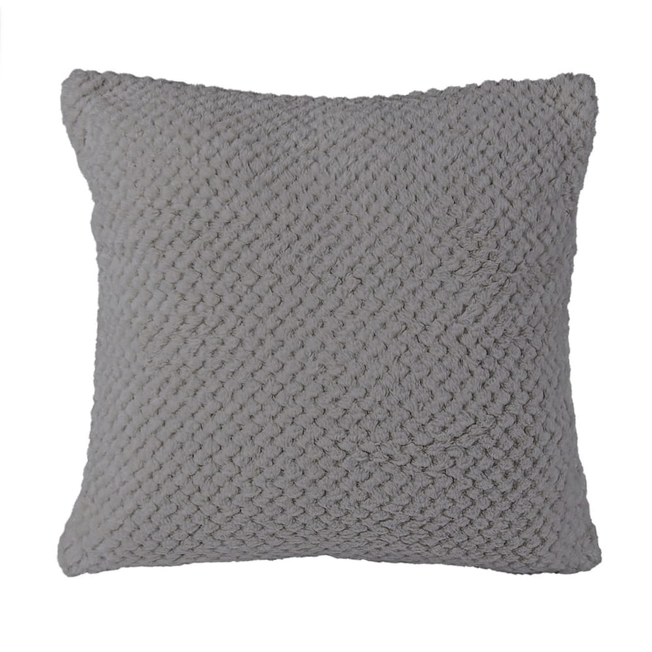 Poszewka żakardowa 40x40 kolor szary