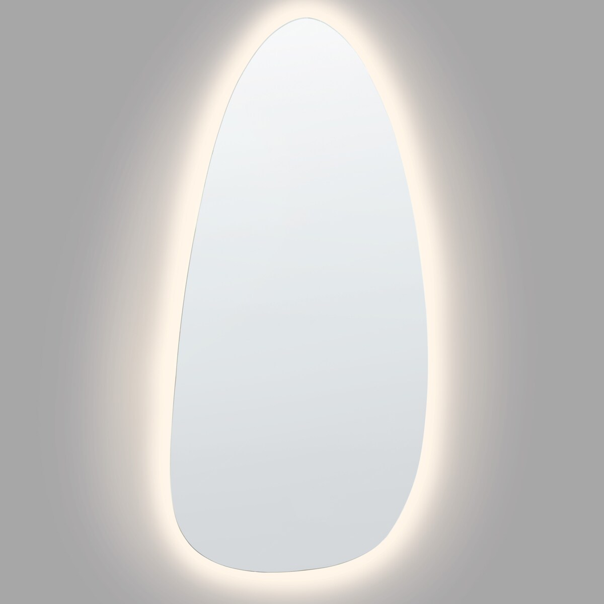 Lustro łazienkowe LED ROYER 60 cm 130 cm Srebrny