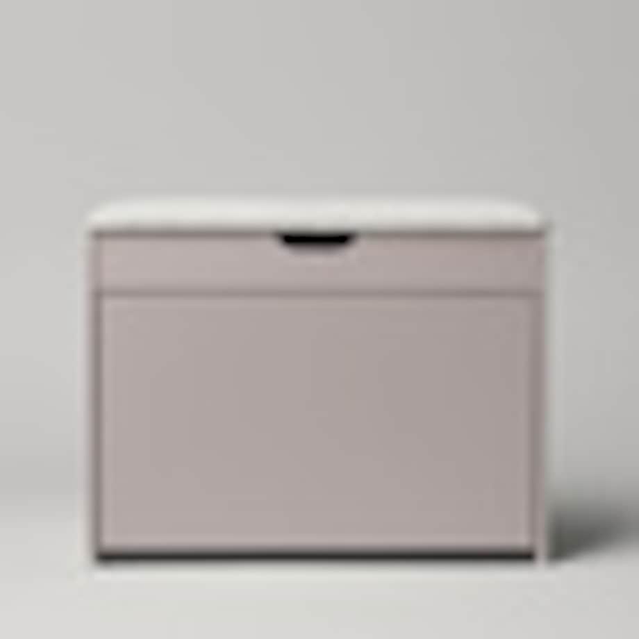 Szafka na buty z siedziskiem i wysuwanymi półkami VAULT, 57 x 30 x 53 cm