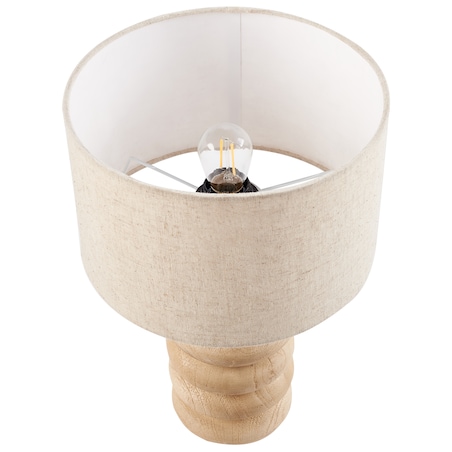 Lampa stołowa BETWA Drewno mango Jasnobrązowy
