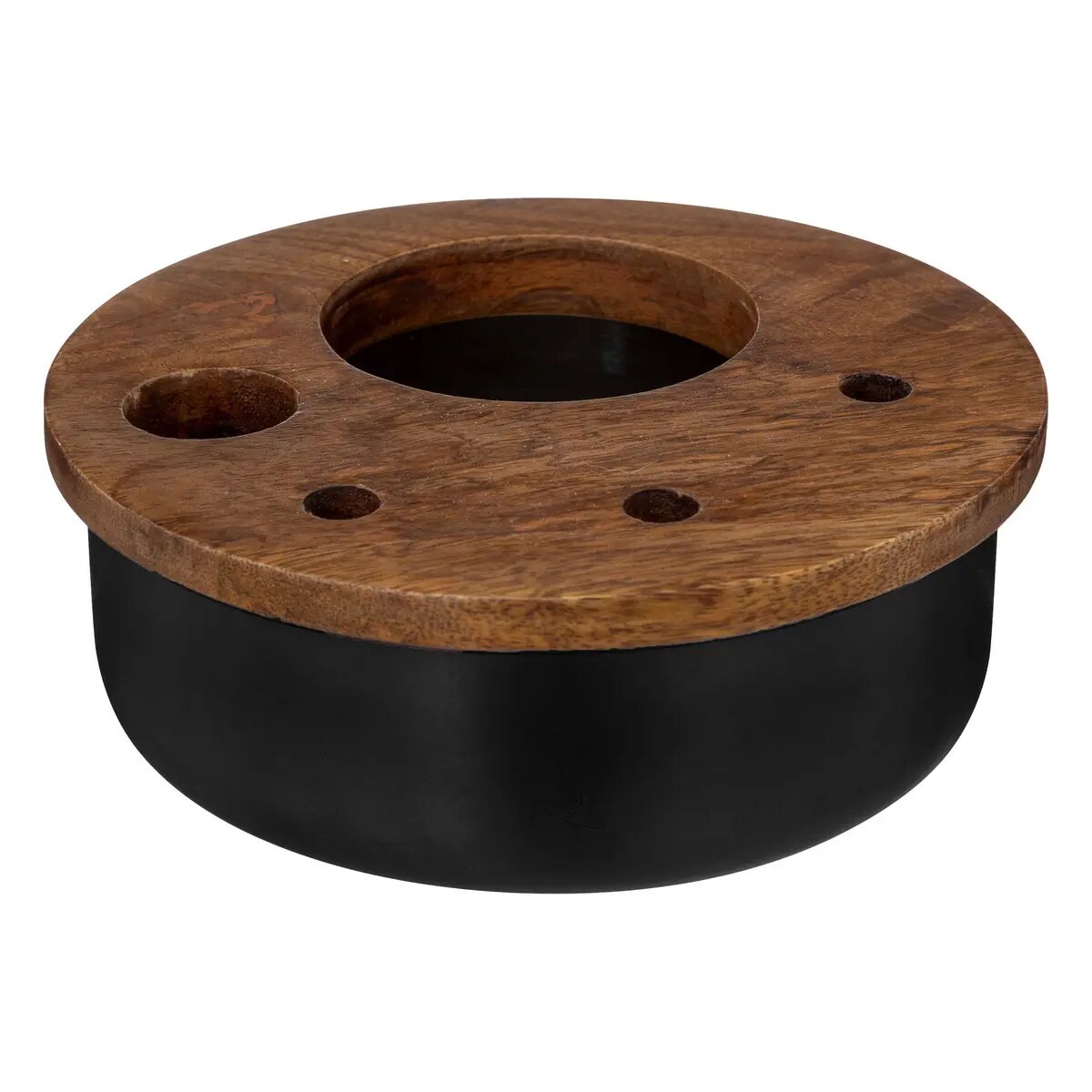 Zestaw barmański do drinków COCKTAIL, 4 elementy, kolor czarny, stal nierdzewna