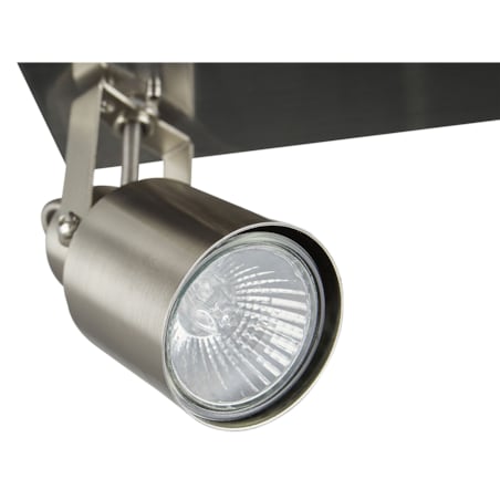 Lampa sufitowa 4-punktowa metalowa srebrna BONTE