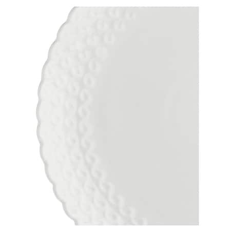 Zestaw 6 talerzyków do ciasta Momenti - Biały, 18 cm