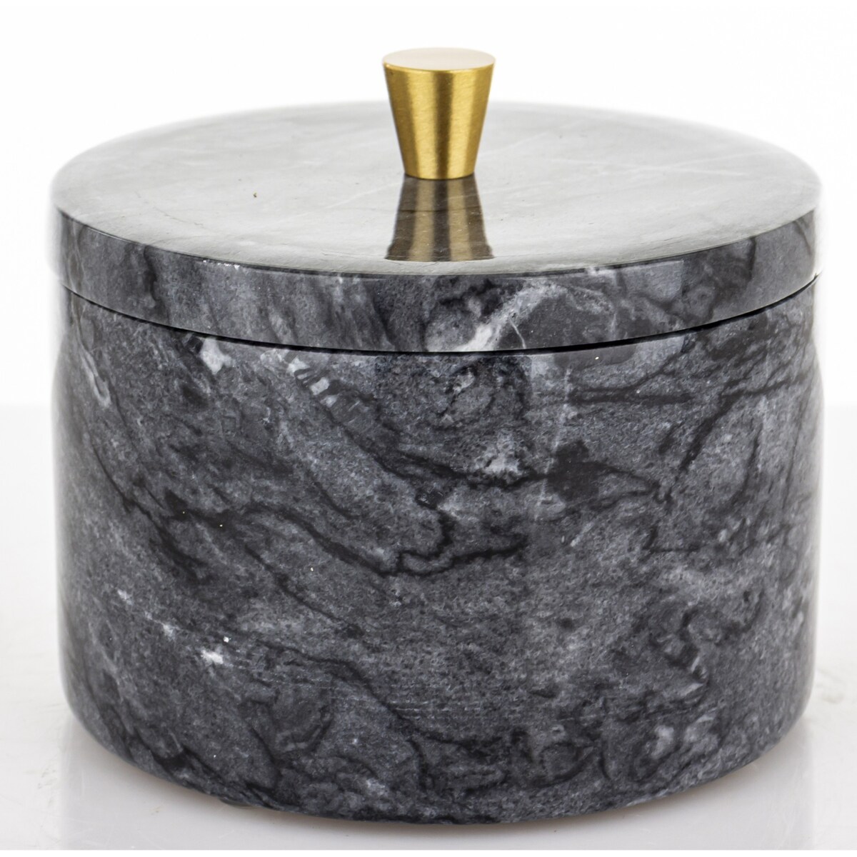 Okrągły pojemnik dekoracyjny 8,5x10x10 cm RAFI czarny