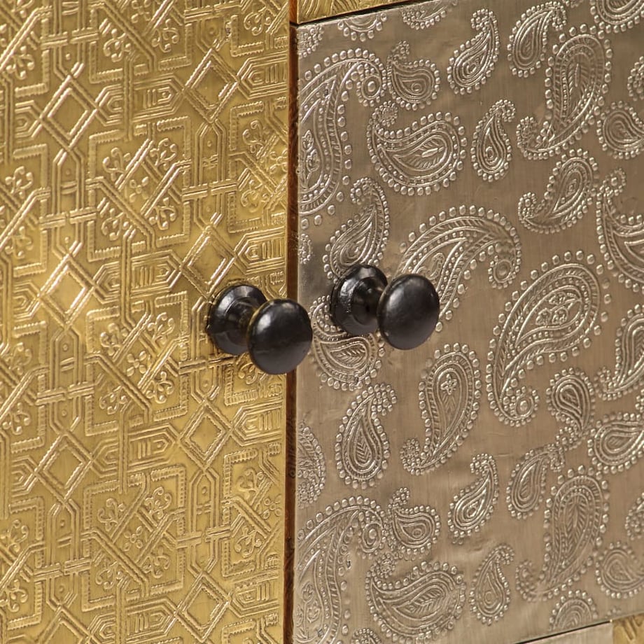 vidaXL Szafka z litego drewna akacjowego, 80x30x75 cm