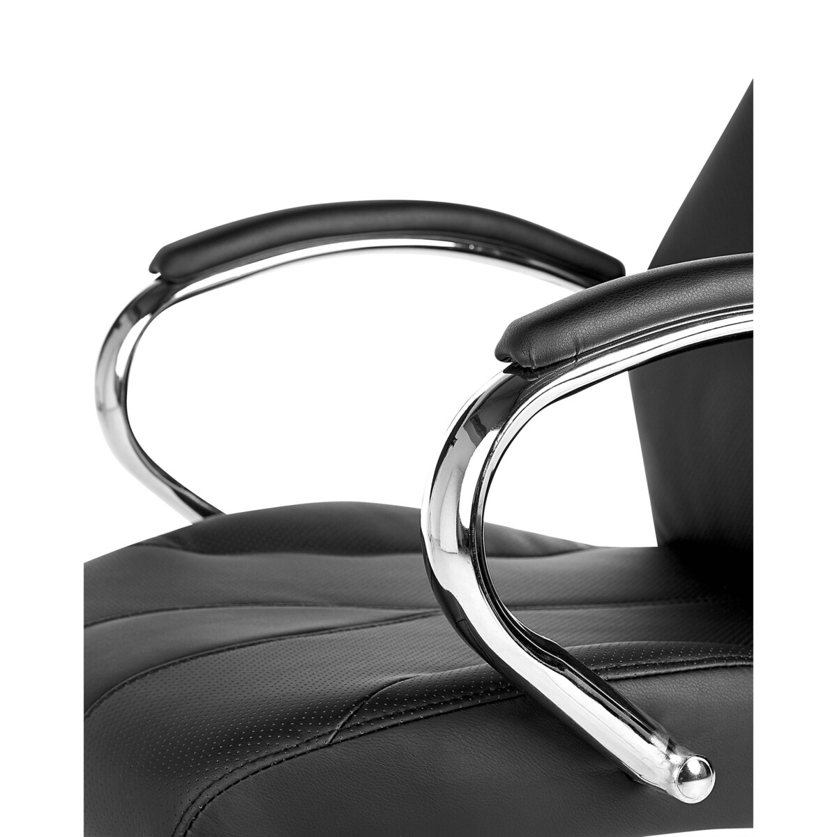 Fotel biurowy Obrotowy FORMULA Ekoskóra Czarny