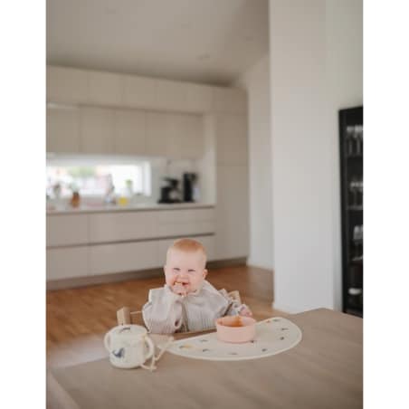 Mushie Silikonowa Miseczka dla Dziecka Blush