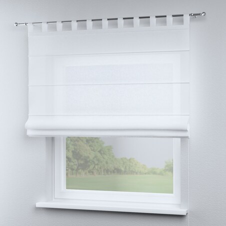 Roleta rzymska Verona 160x170 prześwitująca biała