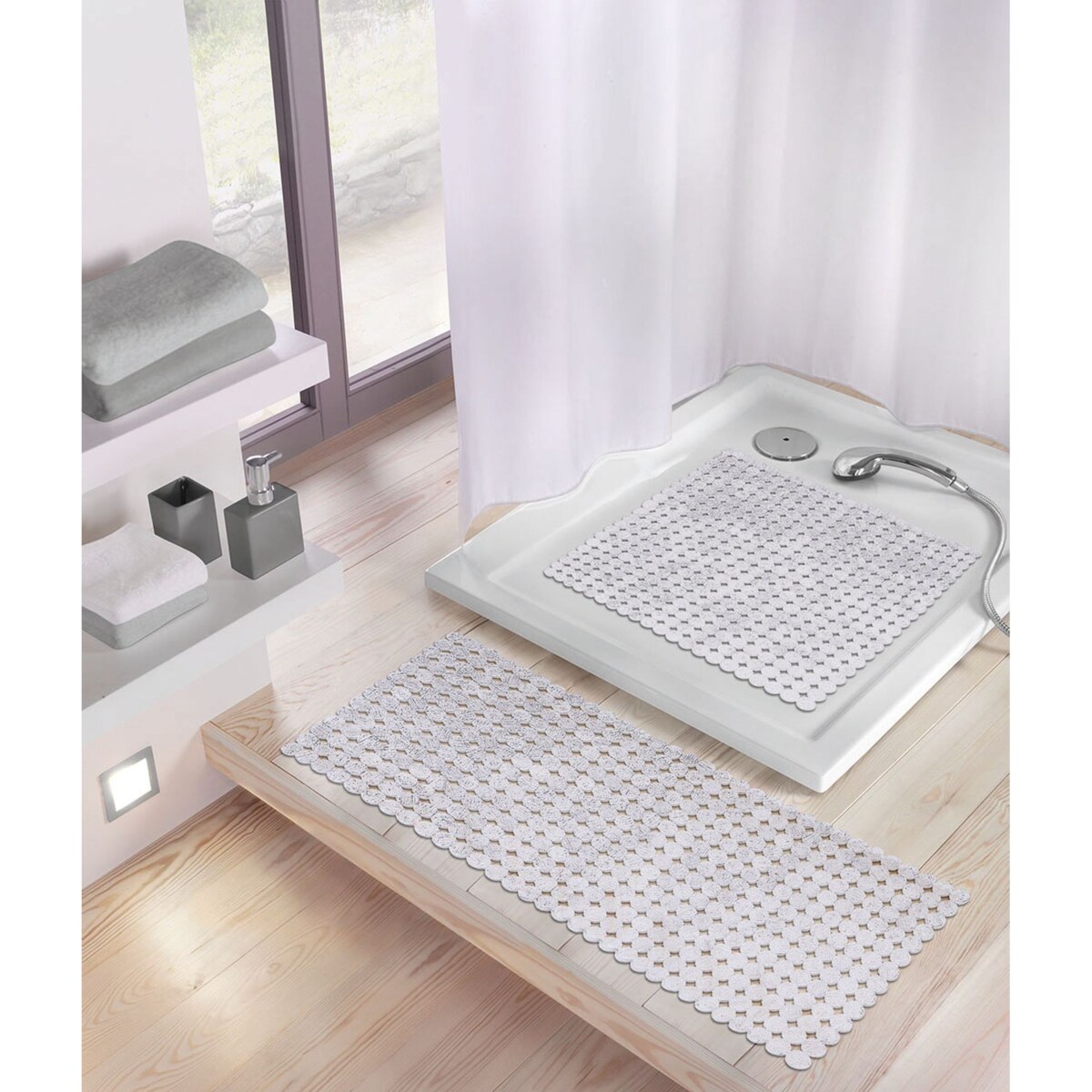 Kleine Wolke Sign Mata bezpieczeństwa pod prysznic Clear 55x 55 cm