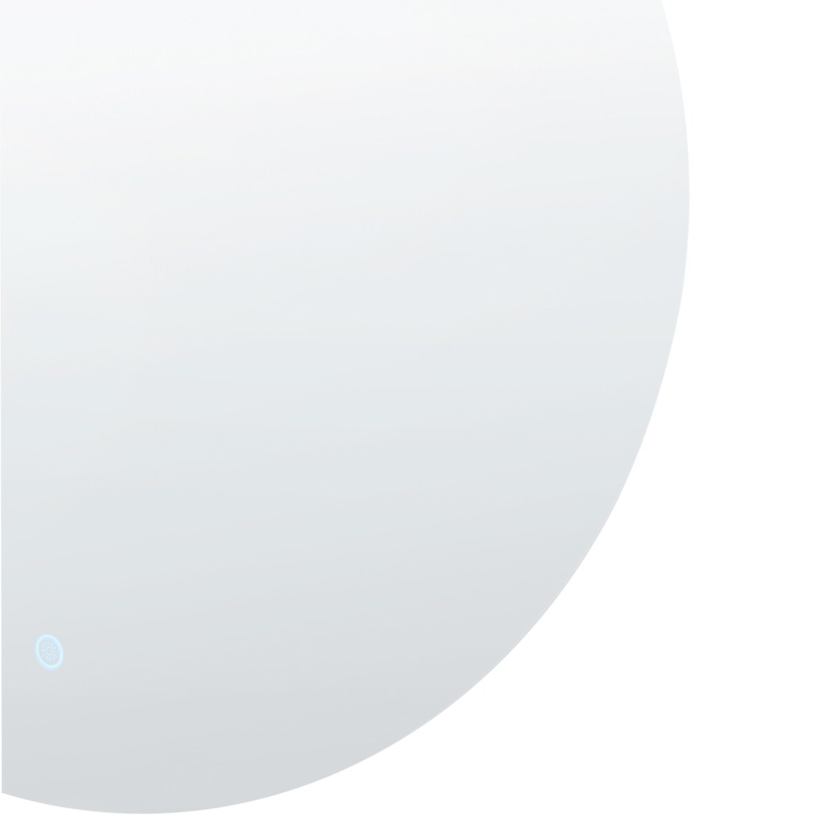 Lustro łazienkowe LED ANOST 107 cm 90 cm Srebrny
