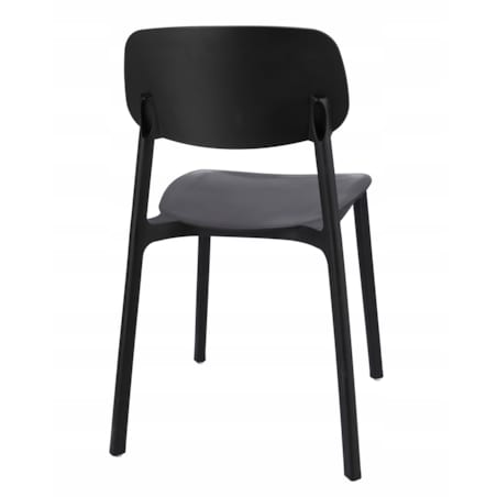 4 X Krzesło Do Jadalni Kuchni Stołu Zestaw Komplet Lara Czarne