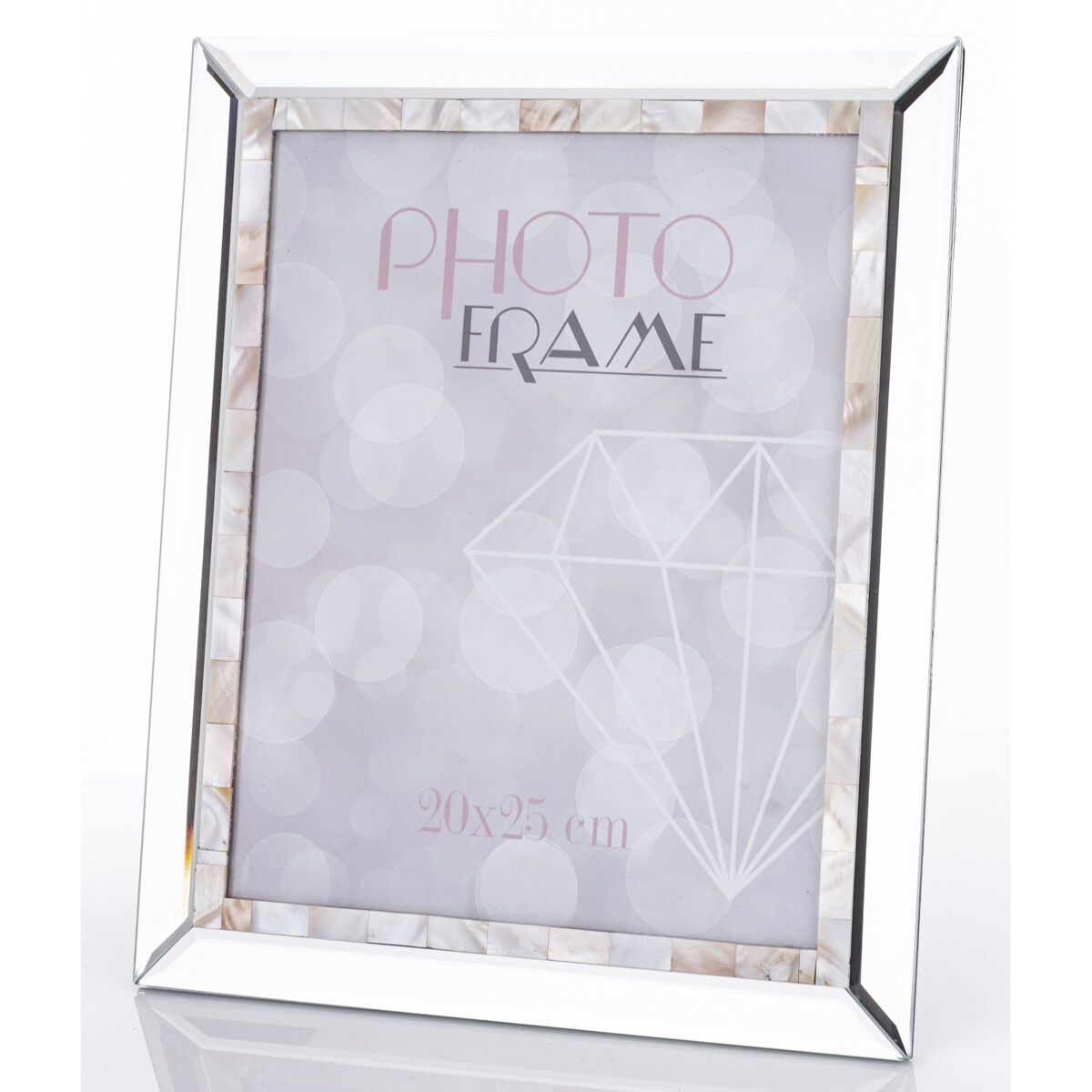 Ramka na zdjęcia 30,5x25,5 cm kremowo-srebrna ROMICH