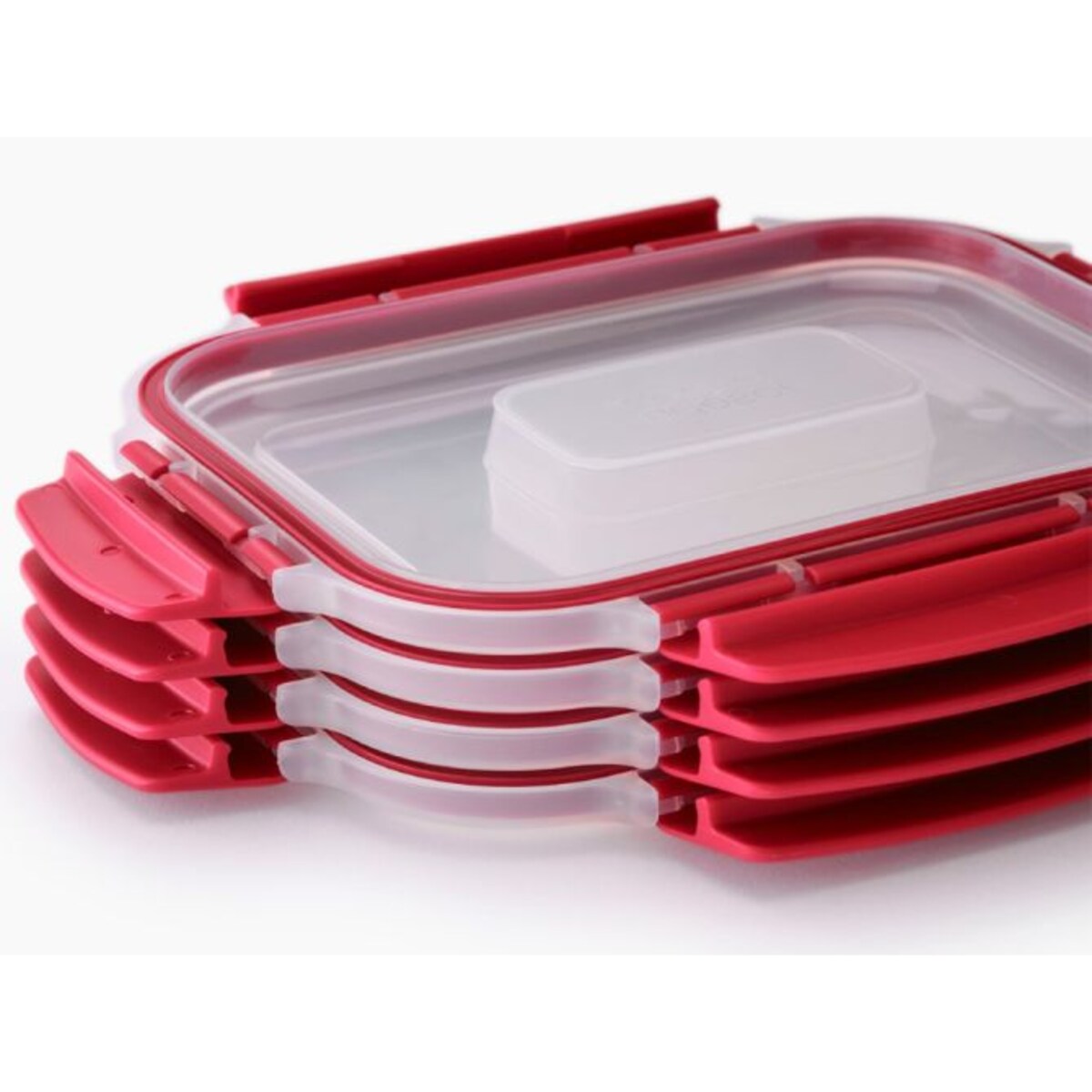 Zestaw 4 pojemników Red Nest Lock Joseph Joseph