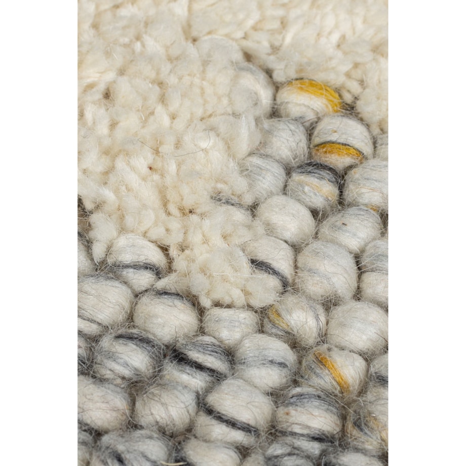 Dywan Wełniany Ramka Minerals Border Czarny/Kremowy 120x170