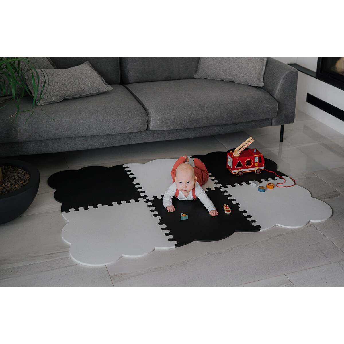 Mata piankowa Biscuit Black XL