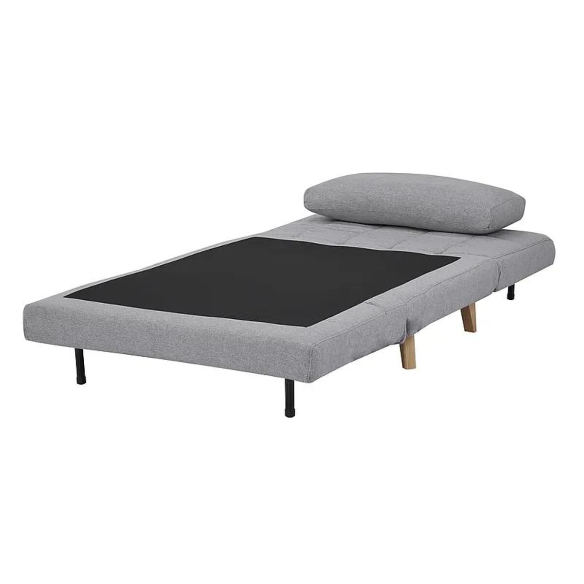 Fotel rozkładany BILLY szary