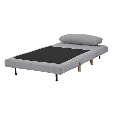 Fotel rozkładany BILLY szary