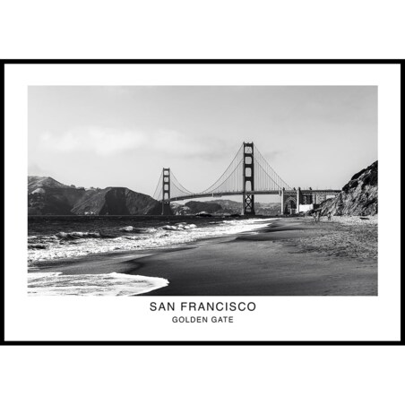 plakat san francisco golden gate usa 50x70 cm