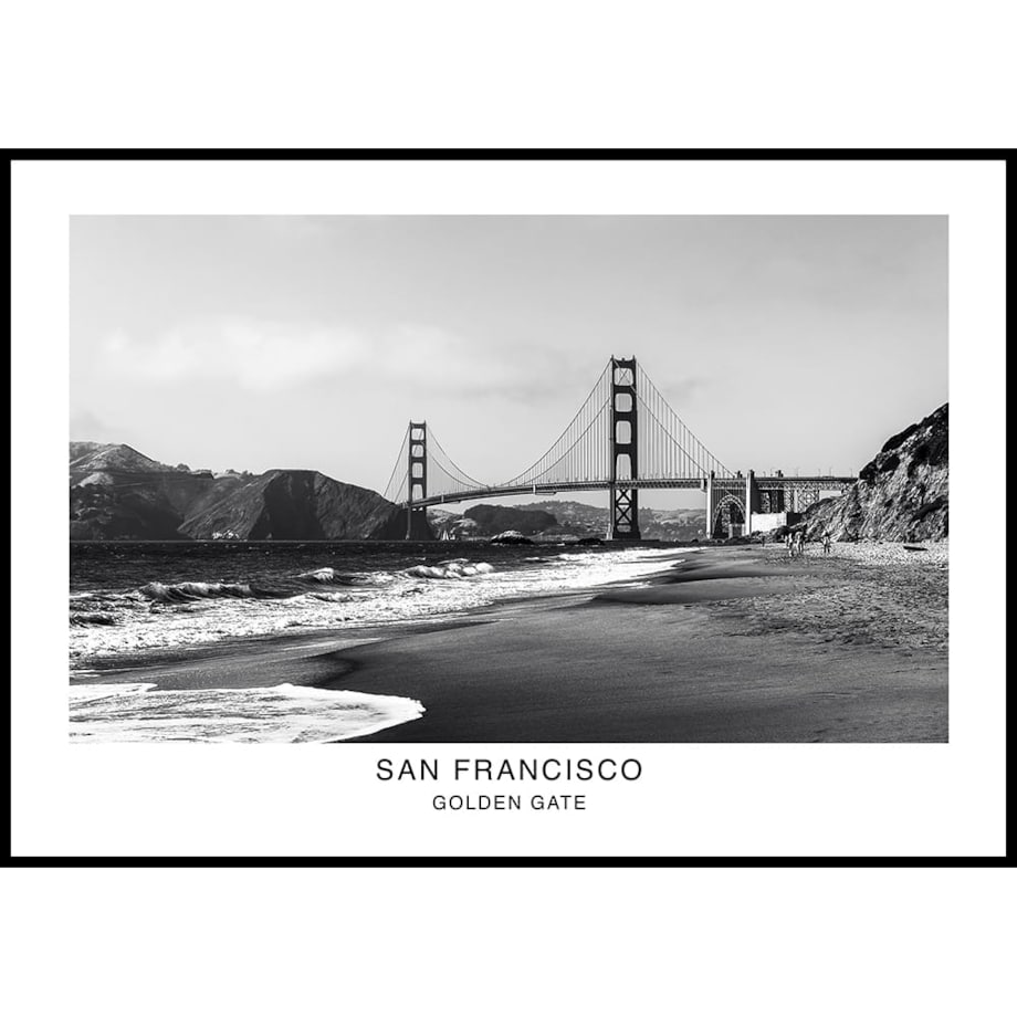 plakat san francisco golden gate usa 50x70 cm