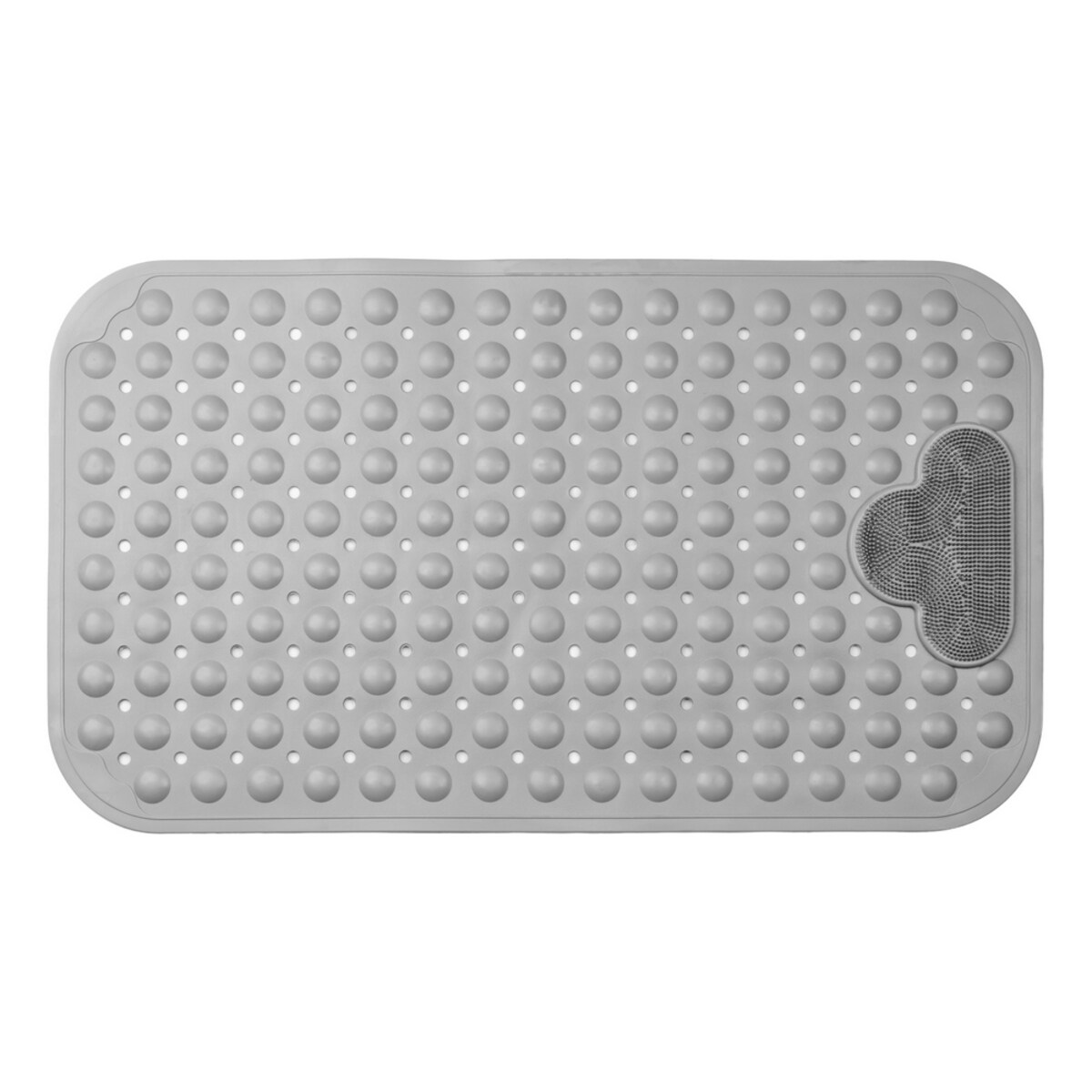 mata łazienkowa antypoślizgowa 70,5 x 41 cm PVC szara