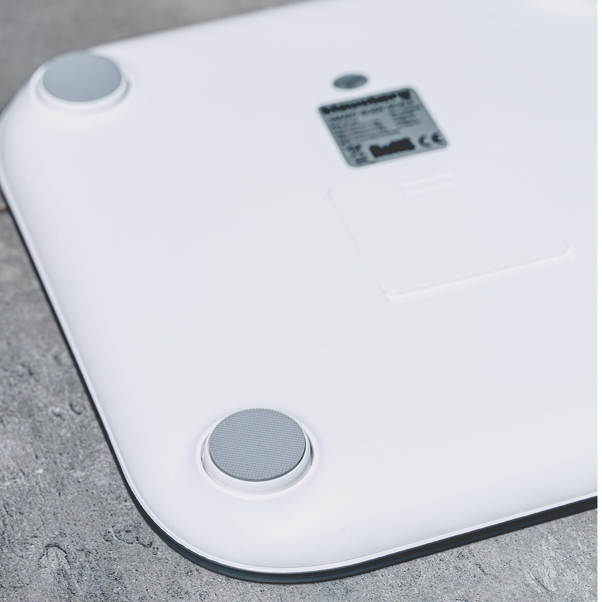 Waga łazienkowa z pomiarem tkanki tłuszczowej i składu ciała, Smart, BT, KLAUSBERG biała