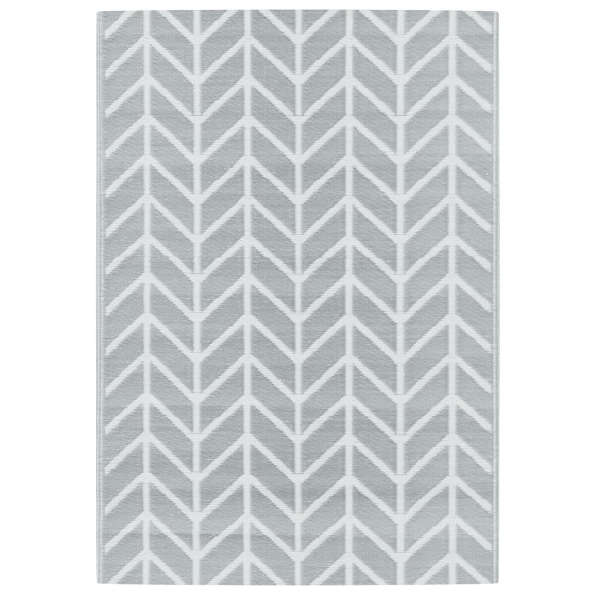 vidaXL Dywan na zewnątrz, ARAKIL szary, 140x200 cm, PP