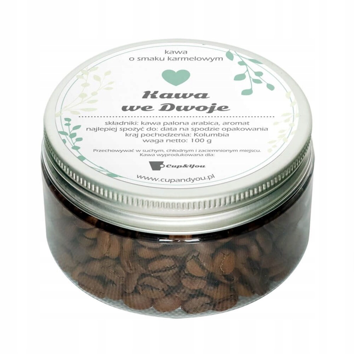 Zestaw prezentowy Box Ślubny z kawą i herbatą dla Męża i Żony z akcesoriami