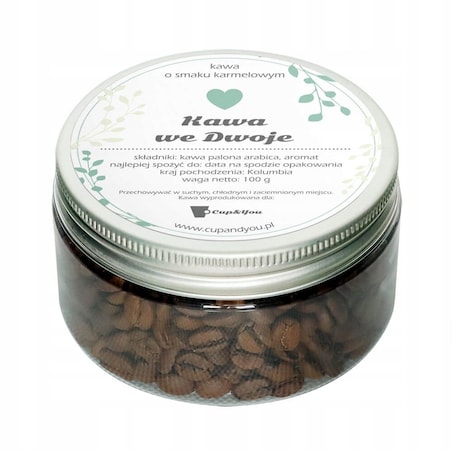 Zestaw prezentowy Box Ślubny z kawą i herbatą dla Męża i Żony z akcesoriami