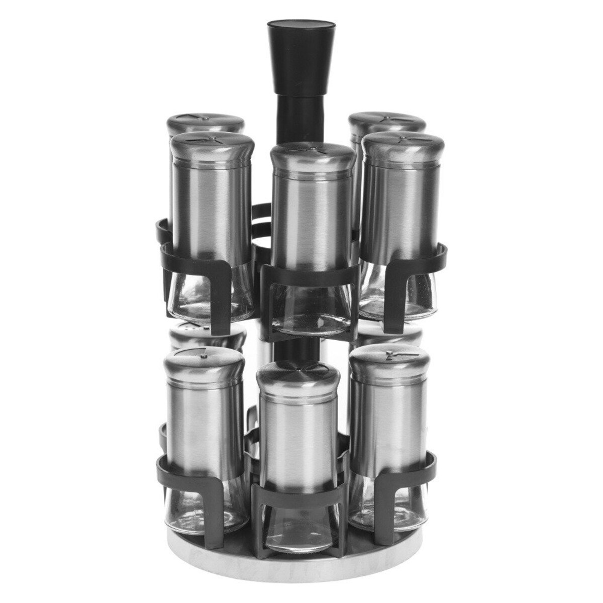 Stojak obrotowy na przyprawy z 12 pojemnikami, karuzela