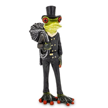 Figurka - żaba kominiarz 17,5x6x5 cm RANE SPAZZARE