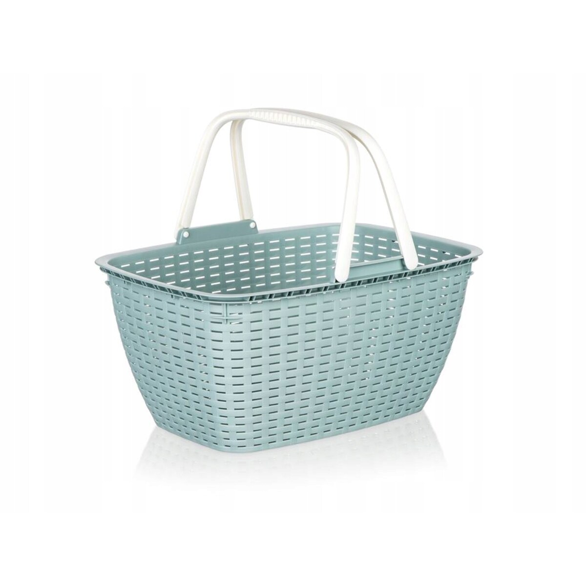 KOSZYK PLASTIKOWY Z RĄCZKĄ NA ZAKUPY warzywa zbiory 17L banquet grzyby duży