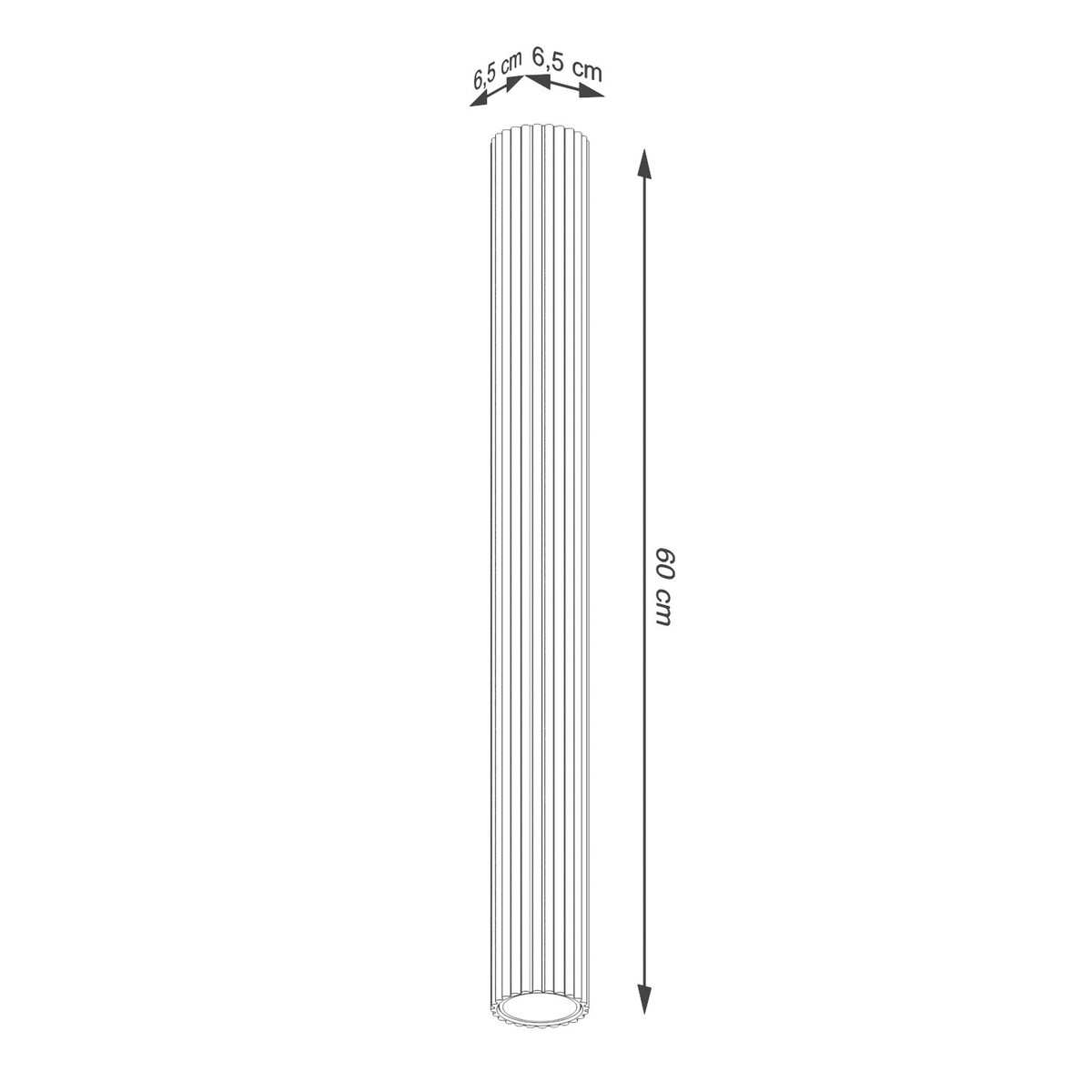 Plafon KARBON 60 ultramaryna