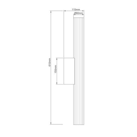 Kinkiet Light Prestige Linea transparentny LED CCT 3000K/4000K/6000K (regulowana) 1 szt.
