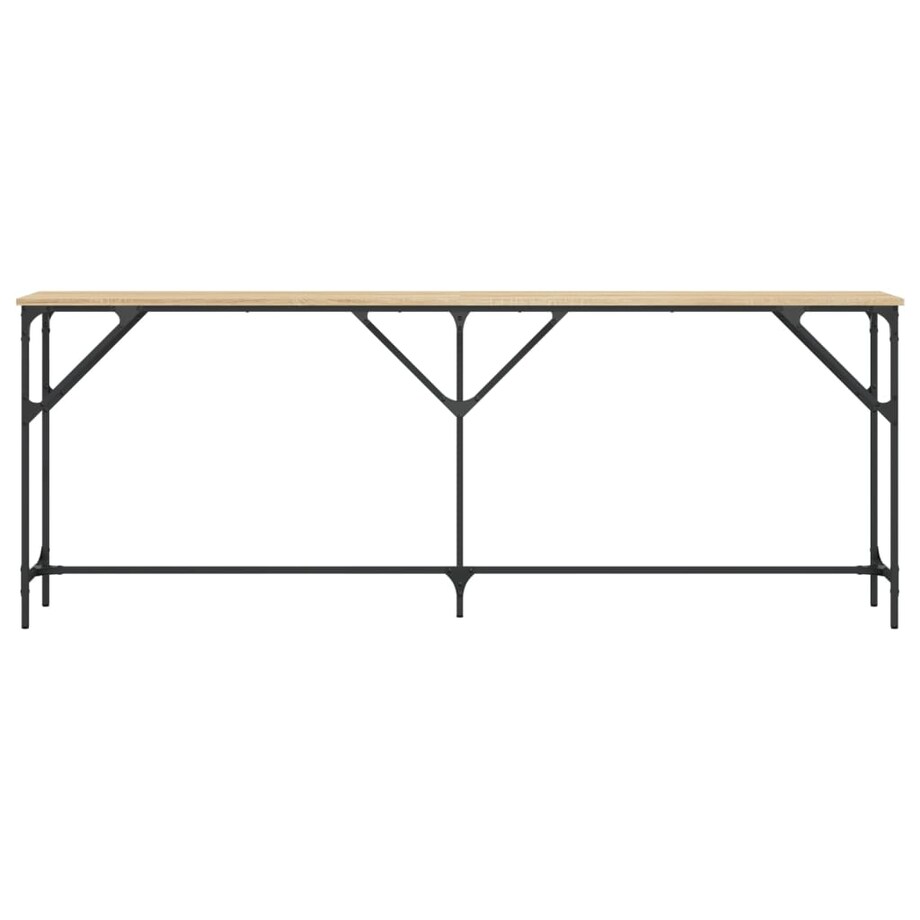 vidaXL Stolik konsolowy, dąb sonoma, 200x29x75 cm