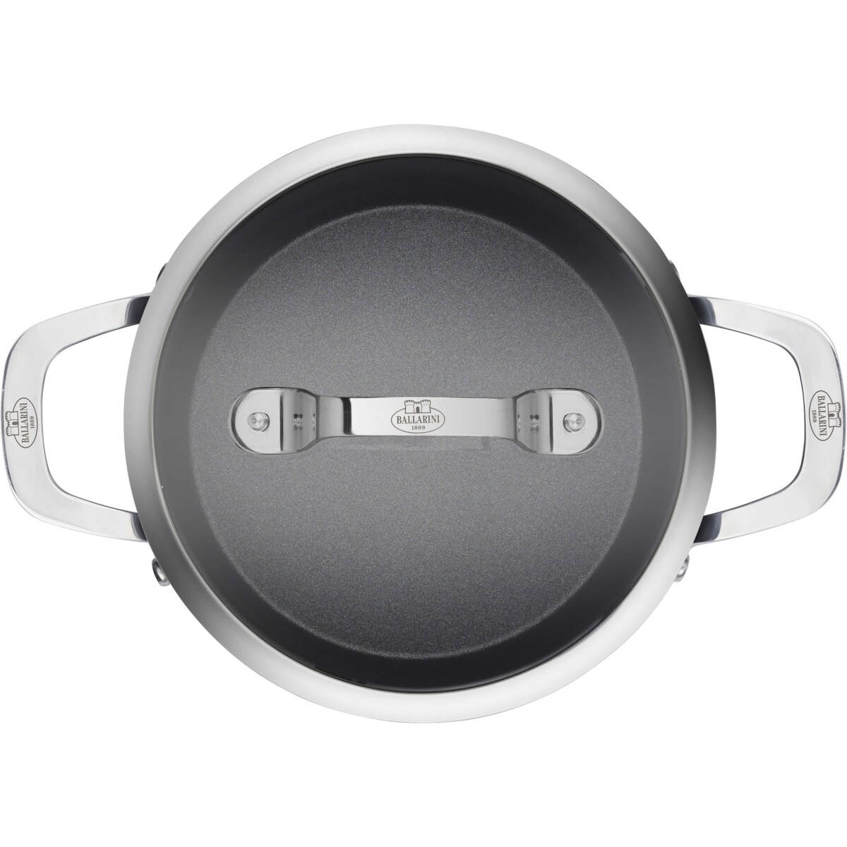 Tytanowy garnek indukcyjny z pokrywką Ballarini Alba - 4.7 ltr