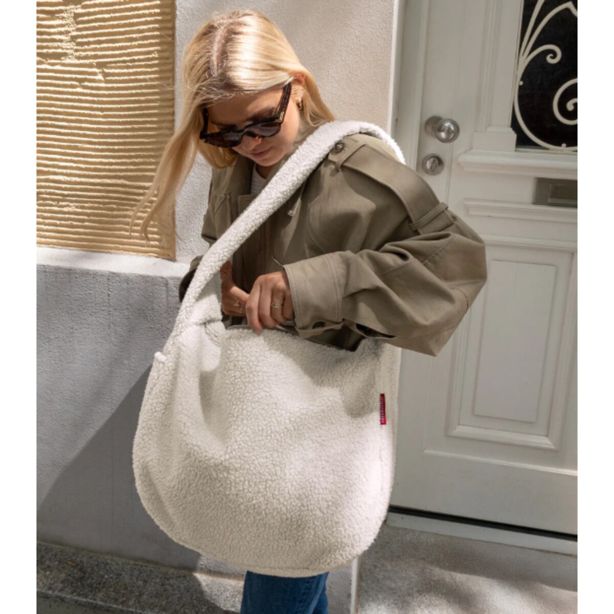 Torba MOONBAG, teddy sand