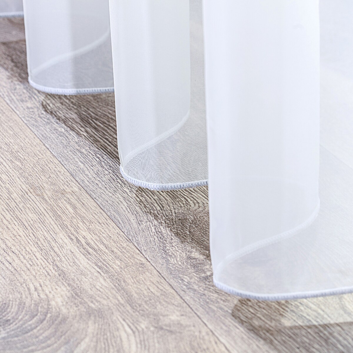 Firana na haczykach flex podwójnych 300x245 biały