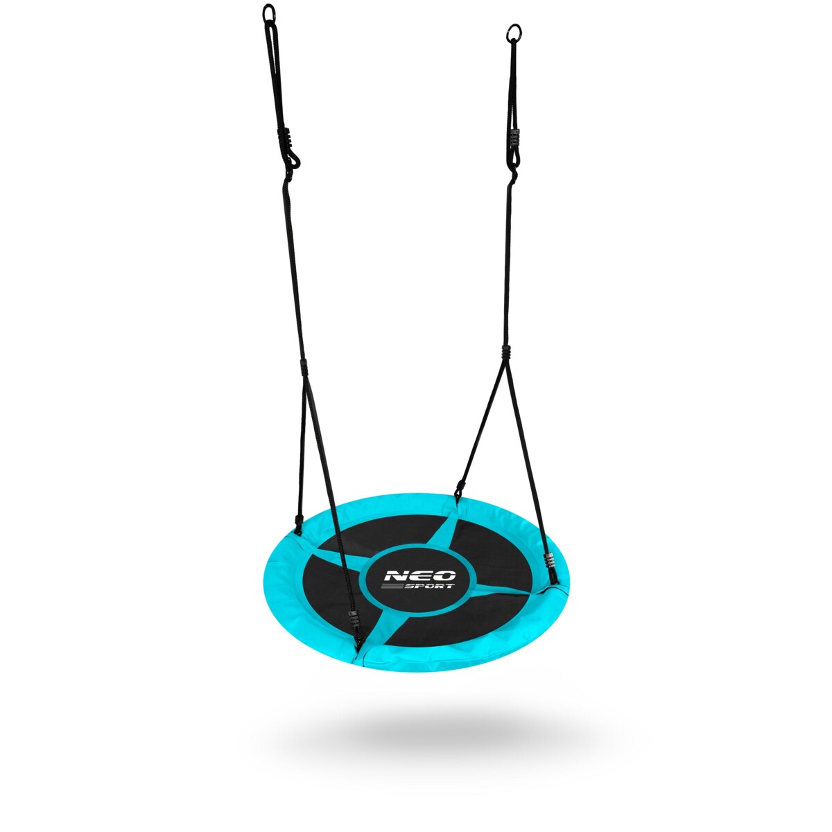 Huśtawka ogrodowa bocianie gniazdo 105 cm Neo-Sport Swingo turkusowa
