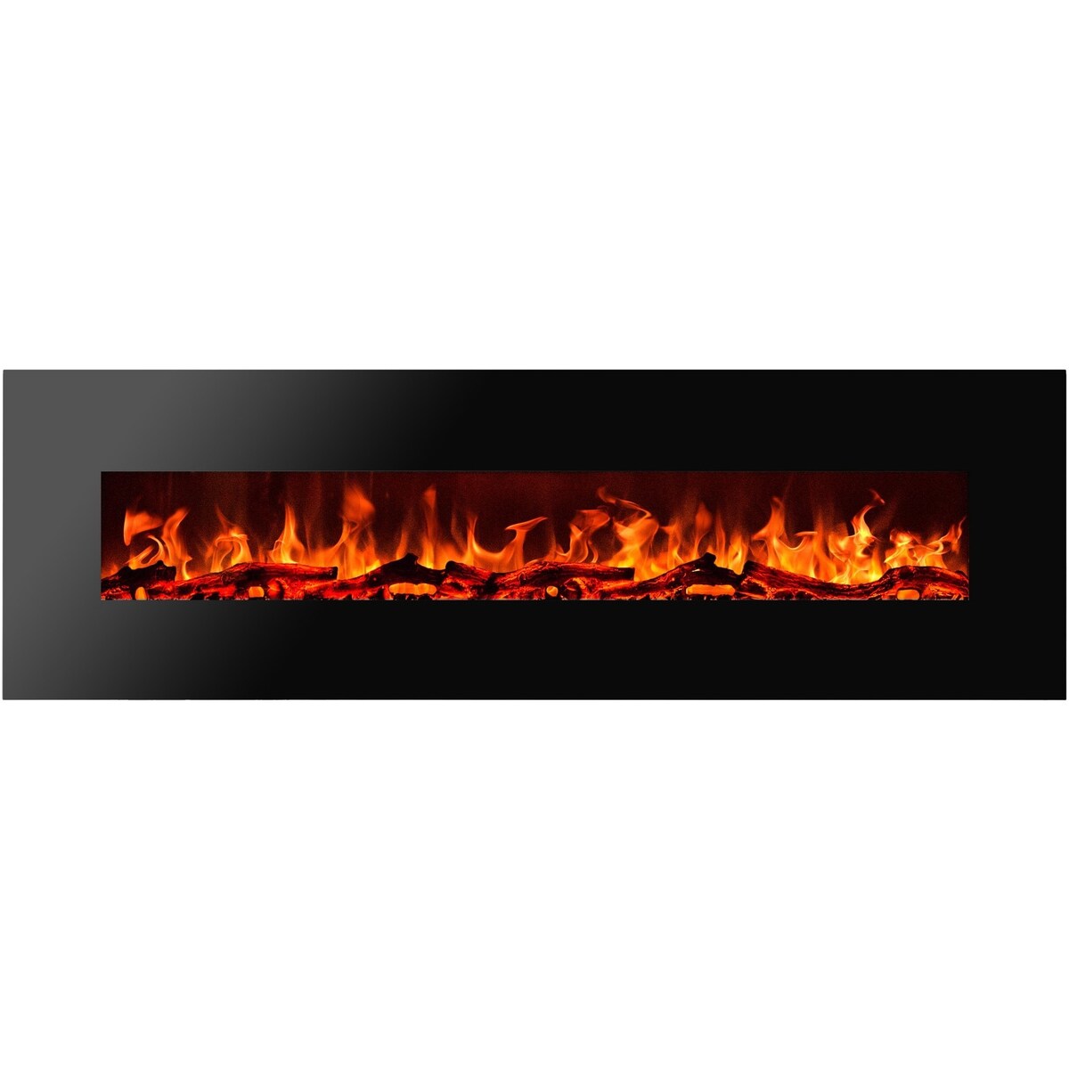 Kominek elektryczny AFLAMO Albion 42 - murale - 110x49x14 cm - kominek LED z funkcją grzania 750/1500 W