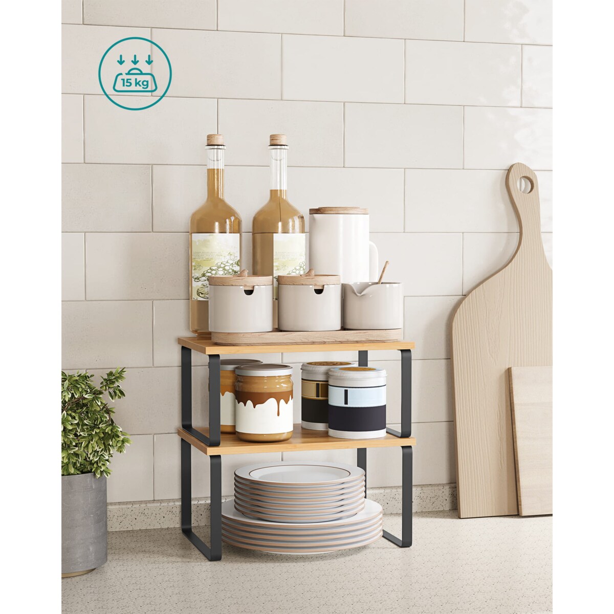 Półki Do Kucheni Salonu Biura Przedpokoju Brązowe