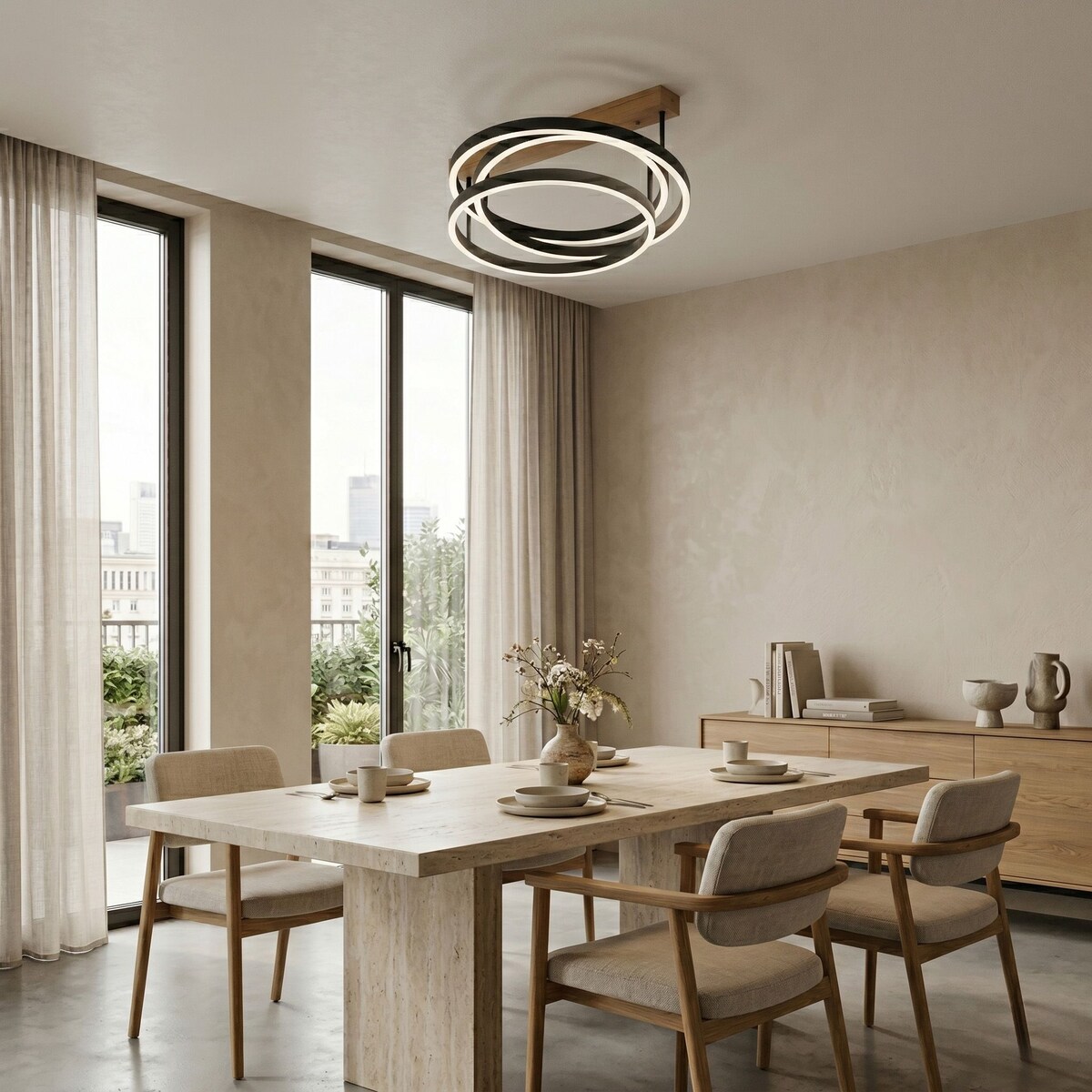 Lampa Sufitowa Swe058-C Led Czarny, Metal, Tworzywo Sztuczne
