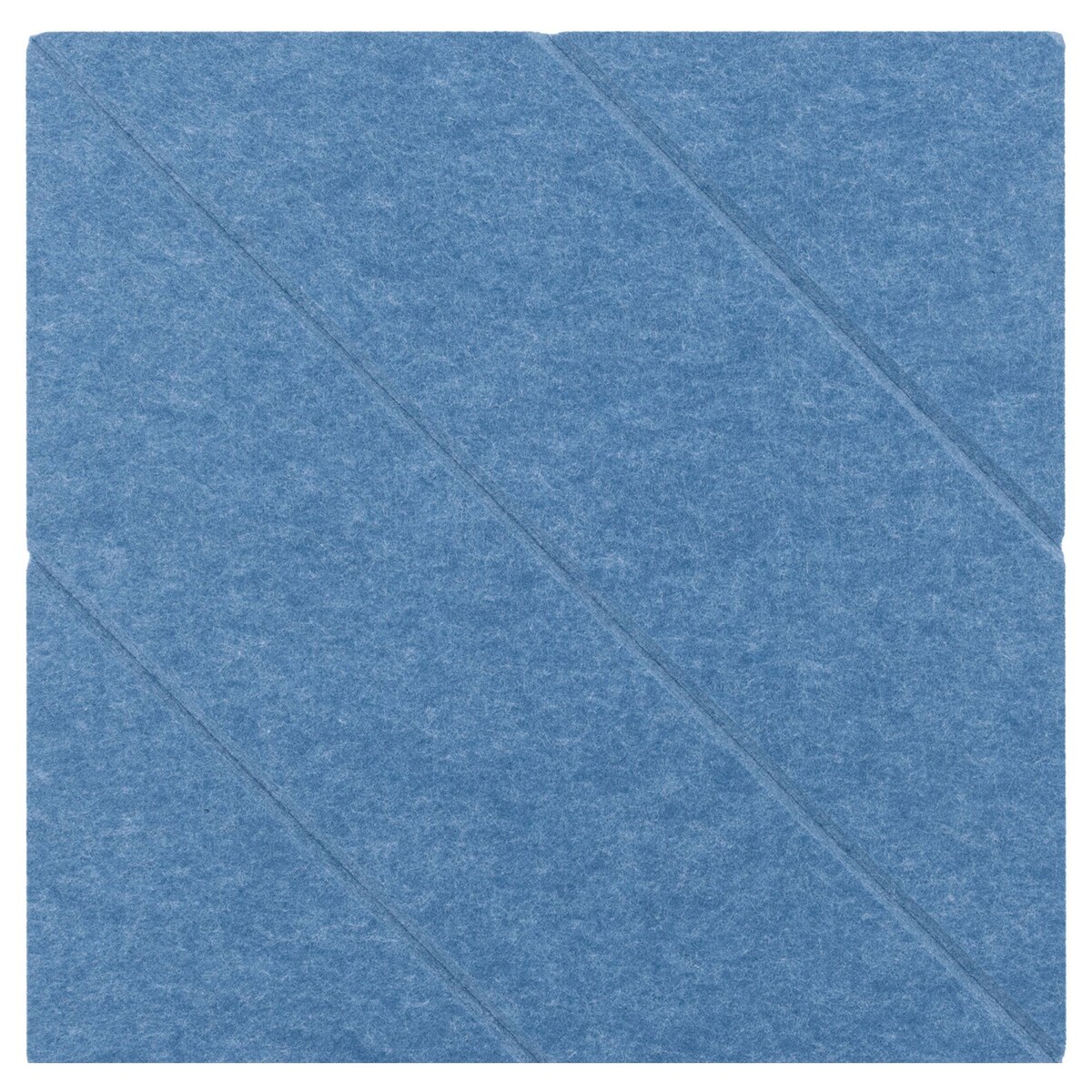 Zestaw 2 szt panel filcowy Felly 40x40 cm płytka kwadrat niebieski