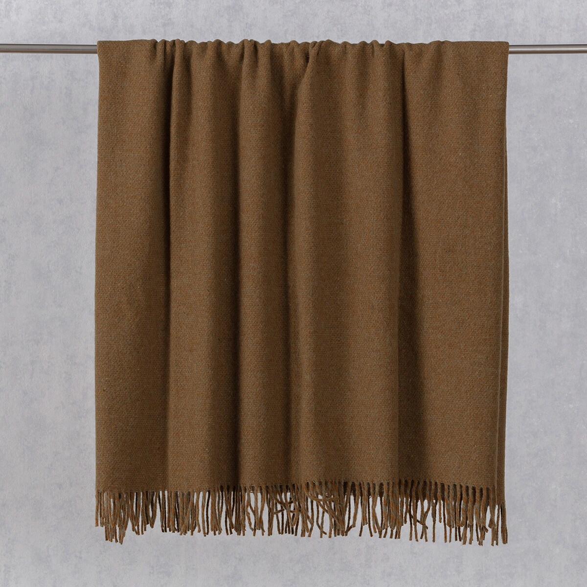 Pled Zelandia 140x200cm melange brown grey, 140 x 200 cm