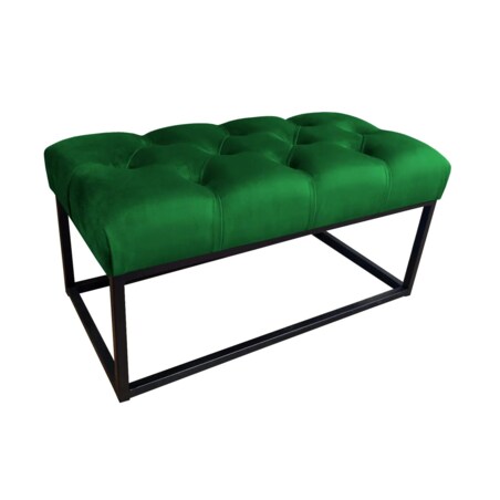 Ławka CHARLIE MG VELVET zielona