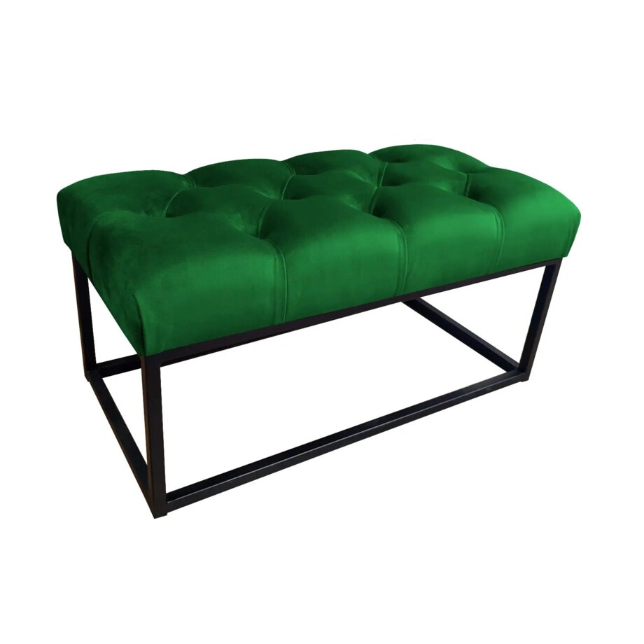 Ławka CHARLIE MG VELVET zielona