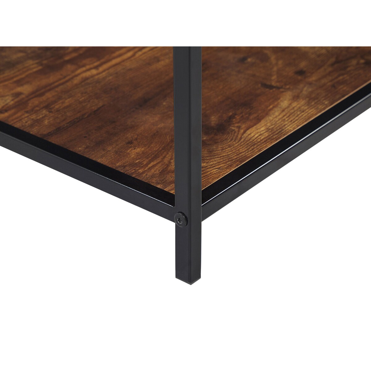 Stolik pomocniczy ciemne drewno BERKLEY