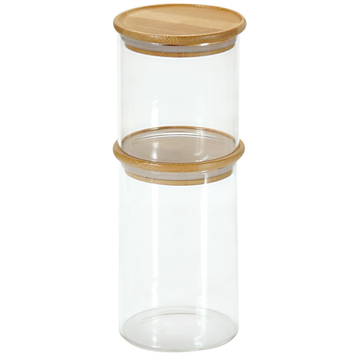 Pojemnik szklany z pokrywką z bambusa, 500 ml, KESPER